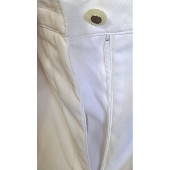 Coral Bay Golf Women's 16 White Cropped Pants Embroidered Hem 21.5" Inseam - Picture 4 of 12